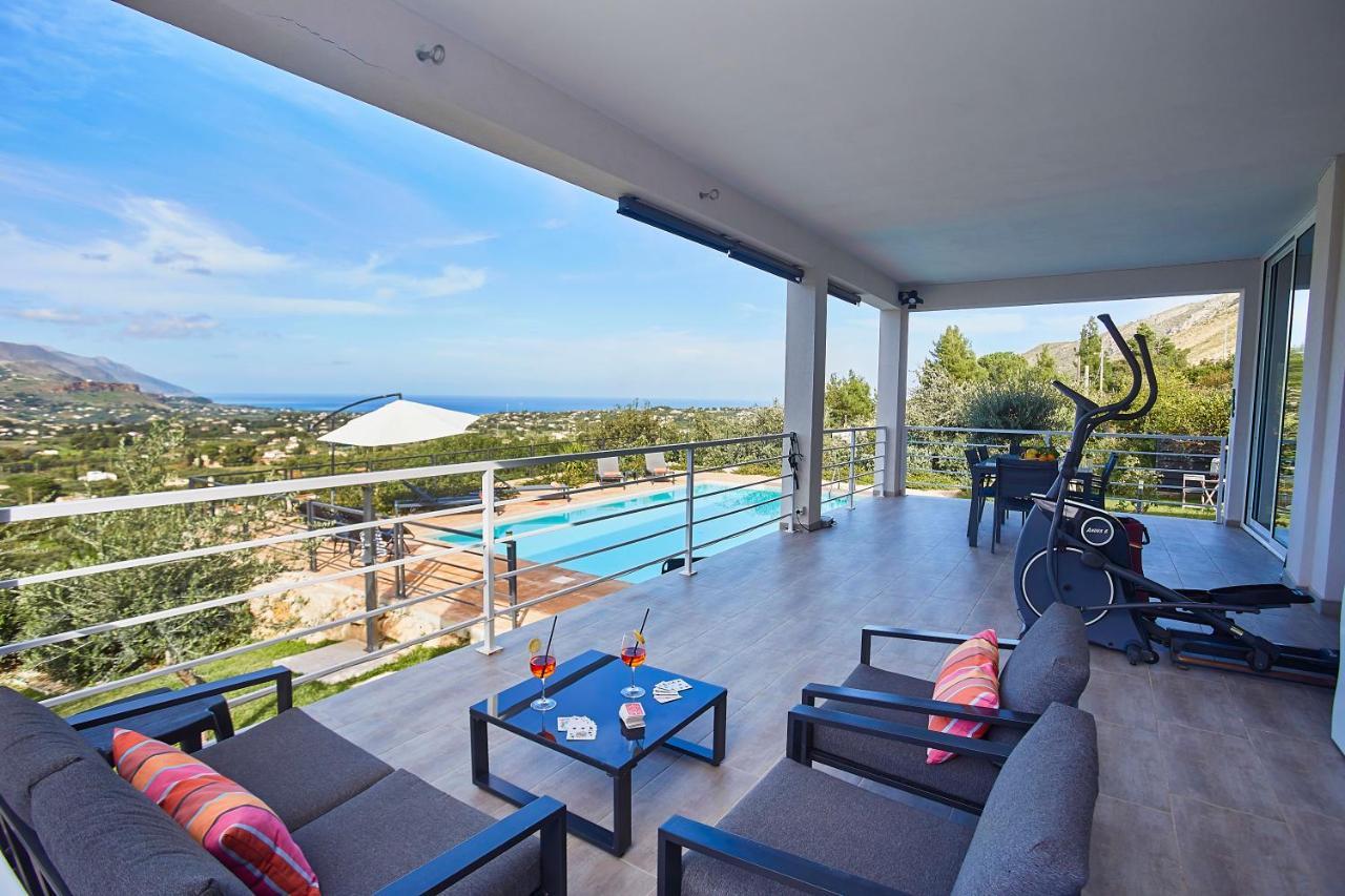 Villa Luxury Con Piscina Privata Vista Mare - Castellammare Del Golfo Extérieur photo